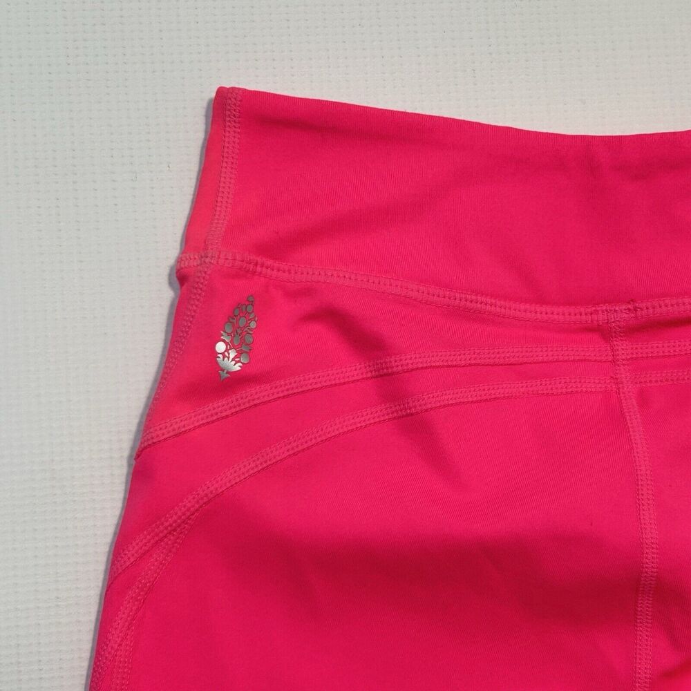 Free People Movement Biker Baby Shorts Size XS Tropical Pink Stretch - Picture 5 of 11